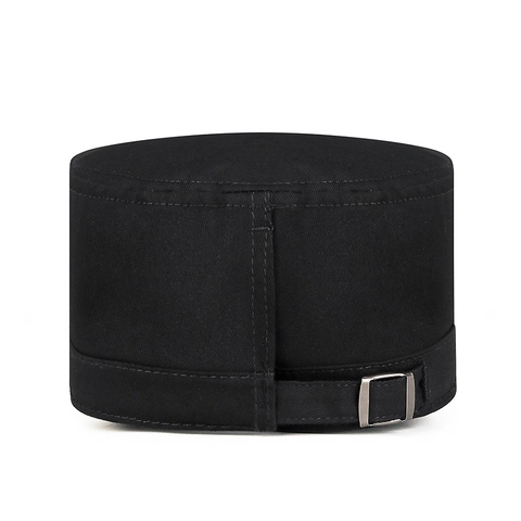 Berretto Militare In Cotone Fibbia In Metallo Regolabile Ricamo Fodera A Quadretti Cappello Da Sole Casual Per Esterno