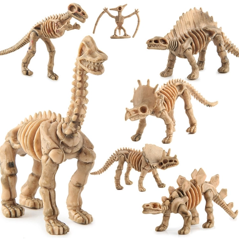 Modello Di Scheletro Di Dinosauro Archeologico Simulazione Fossile Pvc Giocattoli Scientifici Educativi Bambini Decorazione Scrivania
