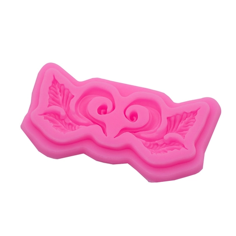 Silikon Spitzenform Europäisches Schnörkel Blatt Muster Für Fondant Schokolade Backen Tortendeko DIY Küchenhelfer