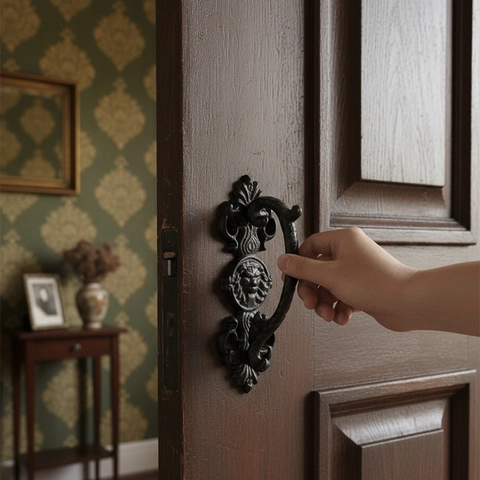 Maniglia Per Porta In Ghisa Vintage Stile Europeo Rilievo Goffrato Maniglia Decorativa Per Armadietto Cassetto Giardino