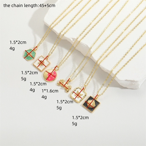 Emaille Koperen Hanger Ketting Voor Vrouwen Retro Ins Stijl Spelcomputer Bij Vlinder Bloem Zirkonia Verguld Charme