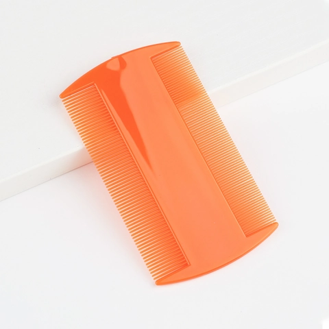 Double Sided Pet Flea Comb Plastic Fine Tooth Nit Removal Grooming Tool For Dogs And Cats Daily Hair Cleaning Supplies