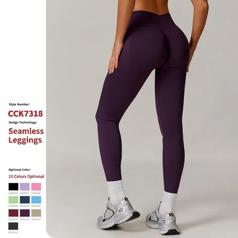 Seamless High Waist Yoga Pants Women Butt Lifting Tummy Control Fitness Leggings Polyamide Elastane Breathable Workout