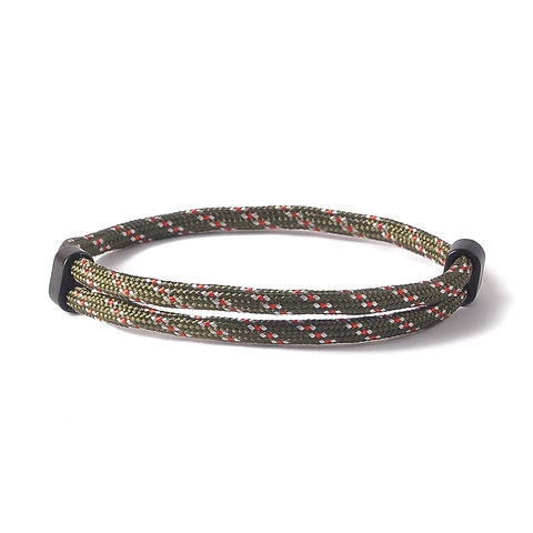 Bracciale In Paracord Intrecciato A Mano Fibbia In Lega Regolabile Gioielli Nautici Sportivi Minimalisti Unisex