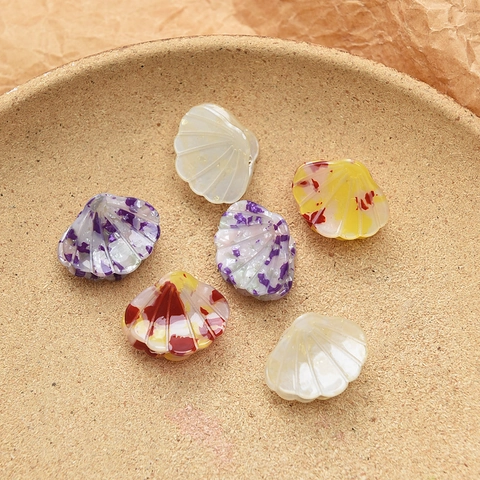 Mini Hair Claw Clips Acetate Heart Star Shell Shaped Sweet Korean Style Hair Accessories For Women Girls