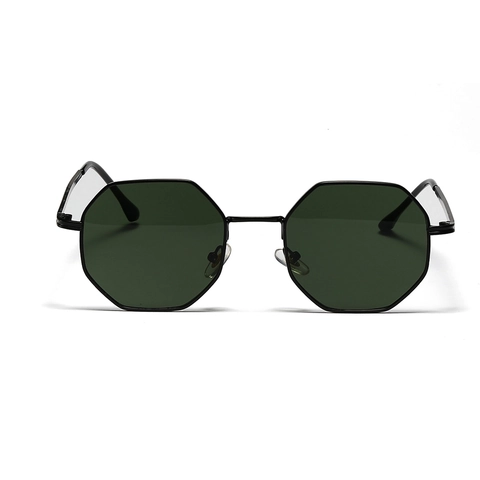 Occhiali Da Sole Ottagonali Retrò Montatura In Metallo Occhiali Poligonali Vintage Protezione UV400 Per Uomo E Donna