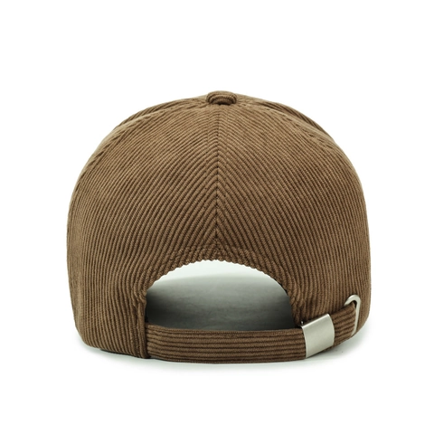 Cappello Da Baseball In Velluto A Coste Retro Ricamo Lettera Regolabile All'aperto Protezione Solare Cotone Unisex