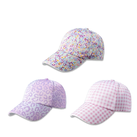Berretto Da Baseball In Cotone Alla Moda Regolabile Stampa A Quadri Leopardo Floreale Cappello Da Sole A Tesa Larga
