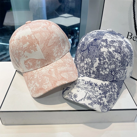 Gorra De Béisbol Con Estampado De Paisaje Vintage Algodón Ajustable Sombrero De Moda Al Aire Libre Para Hombres Mujeres
