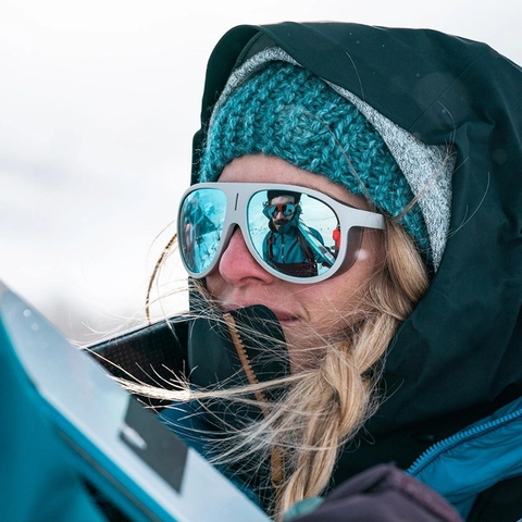 Occhiali Da Sole Aviator Oversize Con Protezioni Laterali UV400 Montura PC Lenti TAC Sport All Aperto Retro Unisex