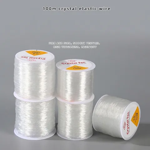 Transparent Crystal Elastic Beading Cord TPU String For DIY Bracelet Necklace Jewelry Making High Stretch Strong Thread