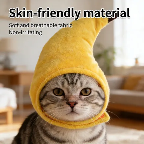 Cappello Carino Per Animali Domestici Forma Frutta Verdura Cibo Copricapo In Peluche Per Gatti Cani Accessorio Costume
