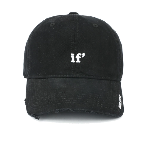 Καπέλο Μπέιζμπολ Από Βαμβάκι Distressed Vintage Φθαρμένη Άκρη Αντιηλιακό Καπέλο Ρυθμιζόμενο Κέντημα Unisex Streetwear