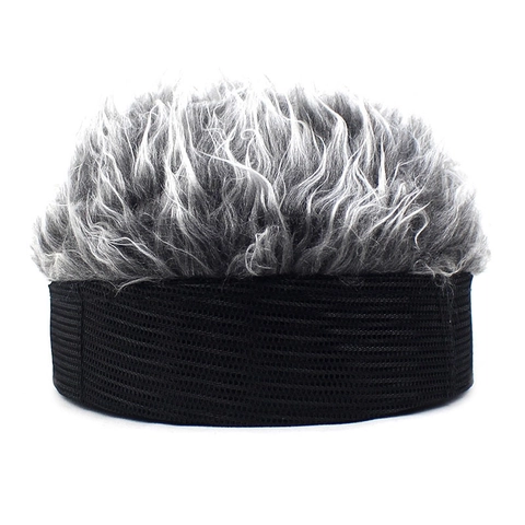 Chapeau de Perruque Drôle Casquette de Propriétaire Casquette de Baseball avec Cheveux Synthétiques pour Hommes Femmes Fête Cosplay