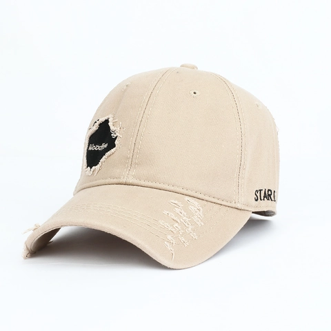Cappello Da Baseball Distressed In Cotone Lavato Berretto Da Sole Regolabile Stile Vintage Per Uomini Donne