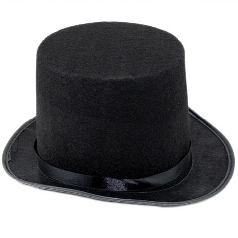 Unisex Zylinder Fedora Cowboy Magier Hüte Vlies Polyester Filz Für Bühne Performance Party Cosplay Erwachsene Kinder