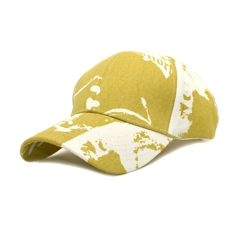 Cappello Da Baseball In Cotone Tie-Dye Stampa A Spruzzo Regolabile Tesa Curva Protezione Solare Traspirante Stile Graffiti Unisex