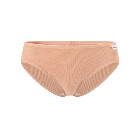 Bragas De Algodón Acanalado Y Elastano Para Mujer Cintura Baja Transpirable Slips Cómodos Lisos Para Niñas Ropa Interior