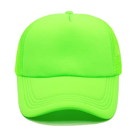 Uni Mesh Trucker Hat Atmungsaktiv Verstellbar Baseballkappe Sonnenschutz Outdoor Sport Unisex