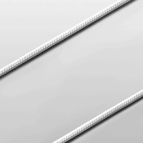 Collana a Catena a Serpente in Acciaio Inossidabile Minimalista per Uomo Placcato Oro 18K di Alta Qualità Catena Ottagonale Gioielli da Collo