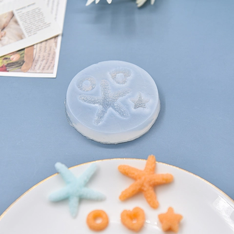 Stampo In Silicone Tema Oceano Forme Stella Marina Cuore Conchiglia Per DIY Cioccolato Caramelle Resina