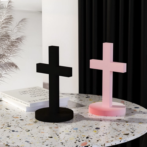 Stampo in Silicone a Croce Fai da Te Per Colata di Resina Artigianato in Resina Epossidica Ornamento da Scrivania Decorazione della Chiesa Strumenti Artigianali Minimalisti