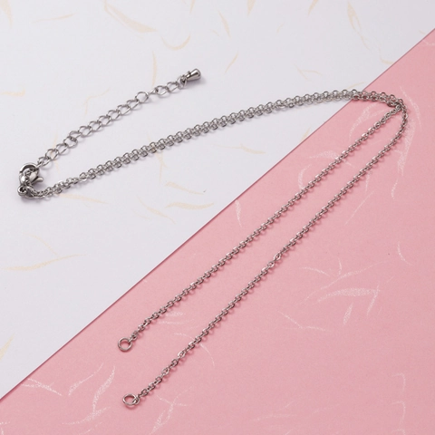 Cadena De Collar De Acero Inoxidable 304 Con Cierre De Langosta Y Extensión Pulido Espejo Joyería Minimalista Duradera
