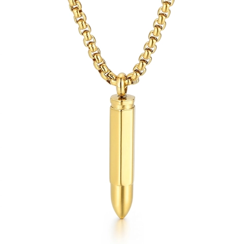 Kogel Hanger Ketting Titanium Roestvrij Staal Punk Minimalistisch Gotisch Sieraden Cadeau Voor Heren Dames