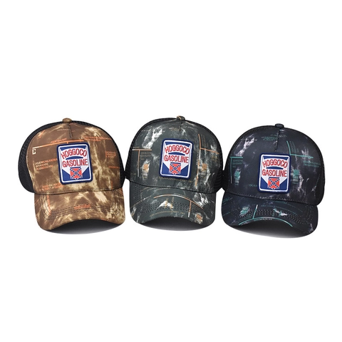 Gorra Trucker Retro Vintage Tie Dye Algodón Malla Transpirable Snapback Ajustable Gorra De Béisbol Para Hombres Mujeres
