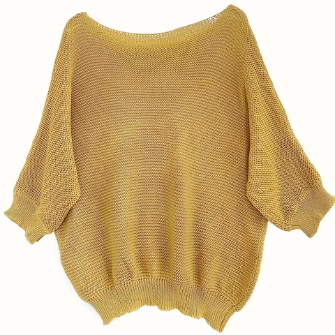 Damen Strickoberteil Ausschnitt Rundhals Fledermausärmel Lässig Locker Polyester Elasthan Pullover