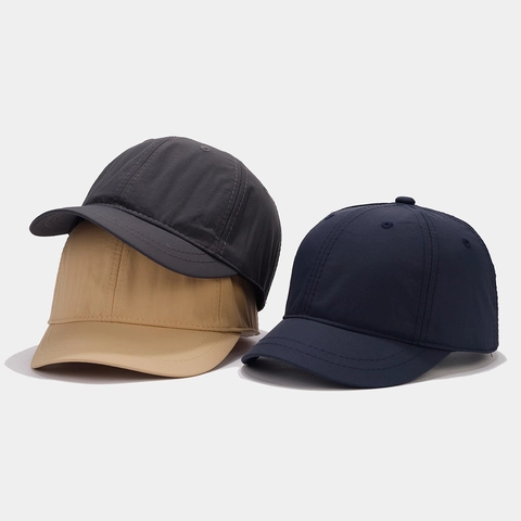 Short Brim Baseball Cap Quick Dry Waterproof Sunshade Adjustable Outdoor Sport Casual Polyester Hat For Women Men