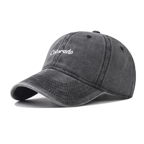 Cappello Da Baseball Vintage In Cotone Lavato Ricamato Cappello Da Sole Retrò Regolabile Outdoor Unisex