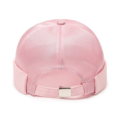 Mesh Breathable Brimless Docker Hat Adjustable Miki Hat Summer Hip Hop Streetwear Vintage Skullcap For Men Women