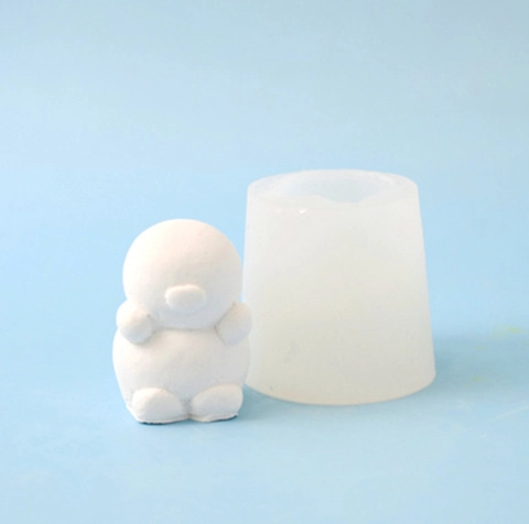 3D Animal Shape Silicone Mold For Cake Decorating Chocolate Fondant DIY Craft Baking Tool Cartoon Penguin Character