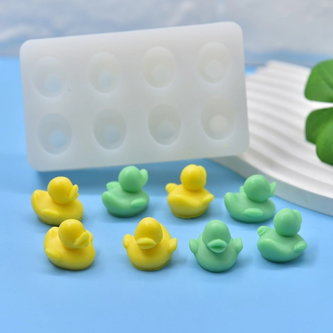 Duck Shape Silicone Mold 3D Animal DIY Crafting For Fondant Soap Candle Resin Chocolate Making