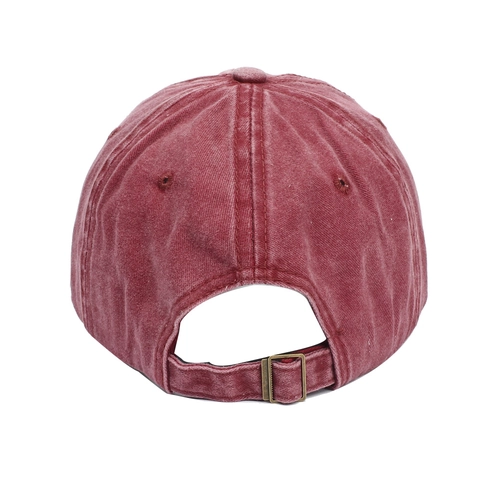 Berretto Da Baseball In Cotone Lavato Vintage Ricamo Lettere Effetto Consumato Cappello Da Sole Regolabile Streetwear Unisex