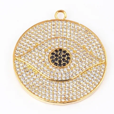 Evil Eye Anhänger Emaille Legierung Zirkonia Herz Zaubertrankflaschen Formen Für Schmuckherstellung DIY Schutz Talisman