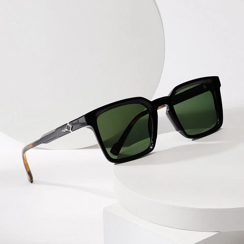 Square Frame Sunglasses UV400 Protection PC Plastic Metal Decor Retro Modern Trendy Outdoor Unisex Eyewear