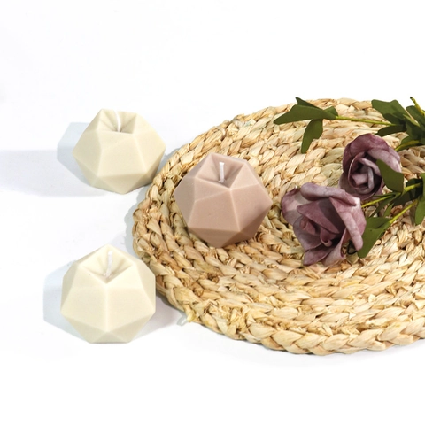 Geometrische Rhombus Zauberball Silikonform Für DIY Kerzenherstellung Aromatherapie Harz Handgemachte Seife Handwerk