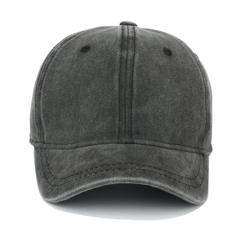 Gorra De Béisbol Algodón Lavado Visera Corta Retro Hebilla Metal Ajustable Vintage Gorro De Sol