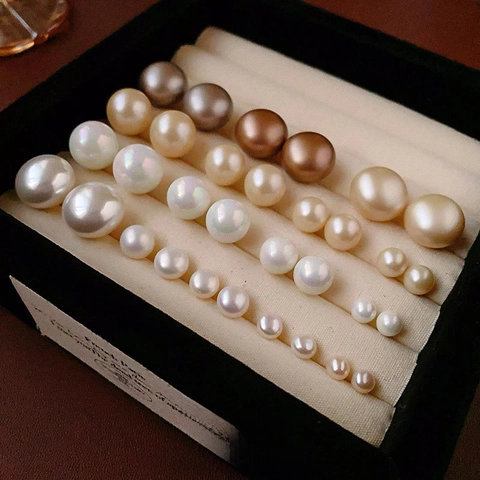 Orecchini A Perla Con Ago D'argento Moda Versatile Orecchini A Perno Stile Francese Popolari