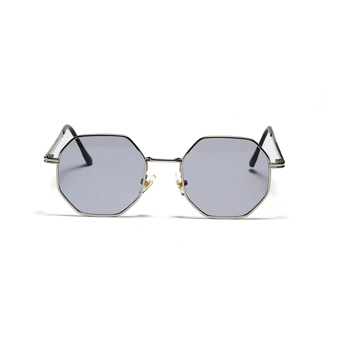Occhiali Da Sole Ottagonali Retrò Montatura In Metallo Occhiali Poligonali Vintage Protezione UV400 Per Uomo E Donna