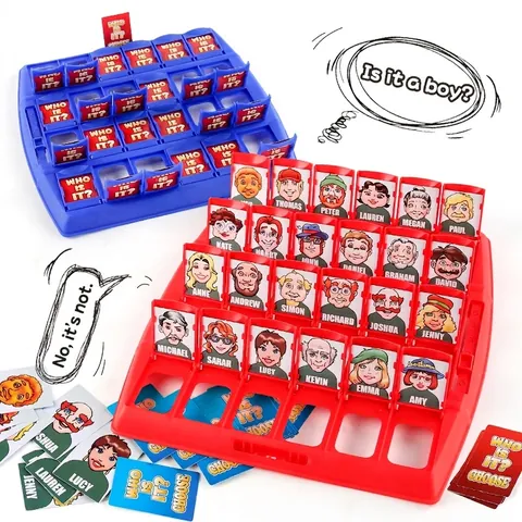 Wer Bin Ich Brettspiel Kunststoff Logik Rätsel Interaktives Desktop Spielzeug Für Kinder Pädagogisches Gedächtnistraining