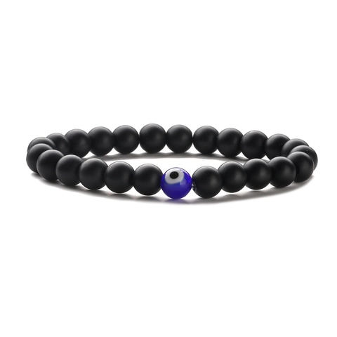 Naturstein Perlenarmband Elastisch Kristall Achat Tigerauge Handgefertigter Heilschmuck Für Damen Herren