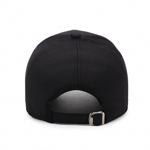 Herren Baseballkappe Polyester Atmungsaktiv Laserlöcher Sonnenschutz Hut Für Outdoor Sport Angeln Verstellbar Lässig