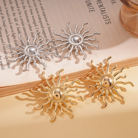 Gemelli E Spille In Lega A Forma Di Girasole E Ovale Accessori Per Abbigliamento Gioielli Da Business Moda Minimalista