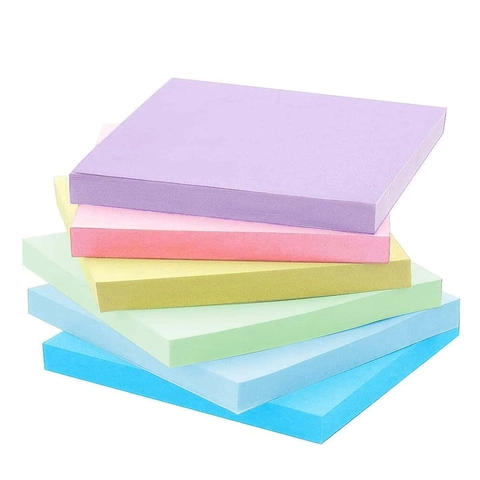 Colorful Sticky Notes Self-Adhesive Paper Square Heart Star Cat Shapes For Office School Student Stationery Memo