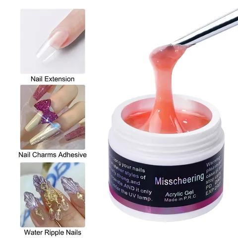 Gel Professionale Per Allungamento Unghie Acrilico UV LED Builder Gel Soak Off Smalto Per Scultura Rapido Indolore Salon