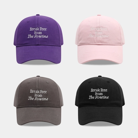 Baseball Cap Cotton Letter Embroidery Sunshade Adjustable Casual Sports Unisex Hat Break Free From The Routine