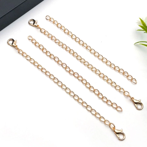 Schmuck Verlängerungskette Aus Legierung Mit Karabinerverschluss Für DIY Halskette Armband Verlängerung Zubehör